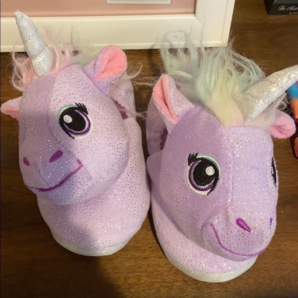 Brand new unicorn slippers